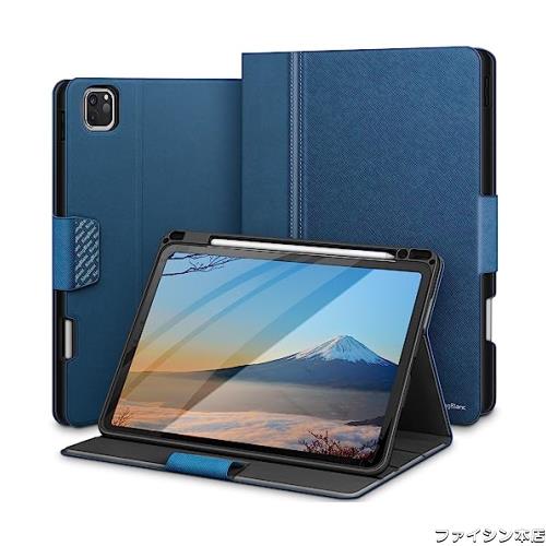 KingBlanc iPad Pro 11インチ ケース第4/3/2世代 2022/2021/2020 手帳型 カバー アップルペンシル収納可能 ペアリング・ワイヤレス充電対の通販は
