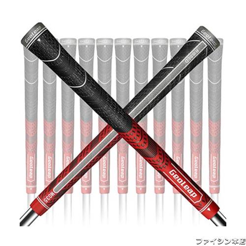 Geoleap ACE-R ゴルフグリップ 13本セット バックリブ改良されたコントロール、マルチコンパウンドラバーおよびコードハイブリッドゴルフの通販は