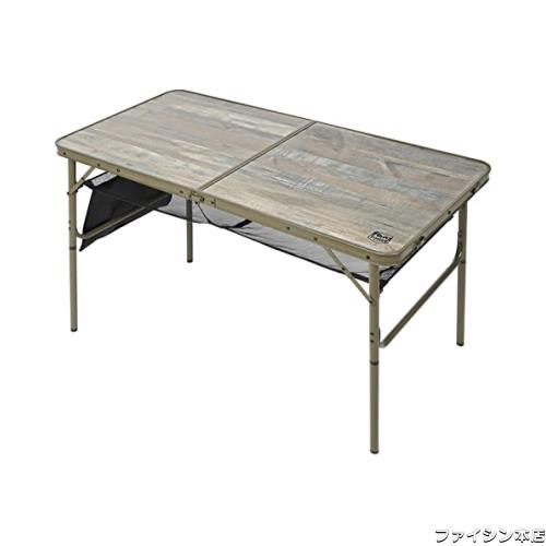 TIMBER RIDGE テーブル アウトドア 折りたたみテーブル 高さ2段階調整可能 120X60cm キャンプ用 ピクニック レジャー アルミ製 ファミリの通販は 5,927円