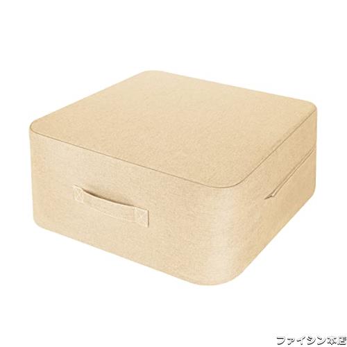 Homwarm トランポリン 室内 大人用 静音 エクササイズ 家庭用 省スペース 外カバー取り外し 洗濯可能 (50x50x20cm, ベージュ)の通販は