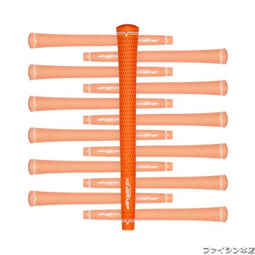 KINGRASP【13本】 ゴルフグリップ、標準サイズ5色の選択、ラバーゴルフクラブグリップ2022ゴルフグリップキットの通販は 7,228円