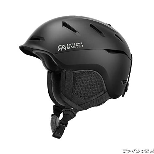 OUTDOORMASTER スキー ヘルメット スノーボード ヘルメット バイザー付き スノーヘルメット 全方位調整アジャスター 通気スイッチ 16つ通 6,281円