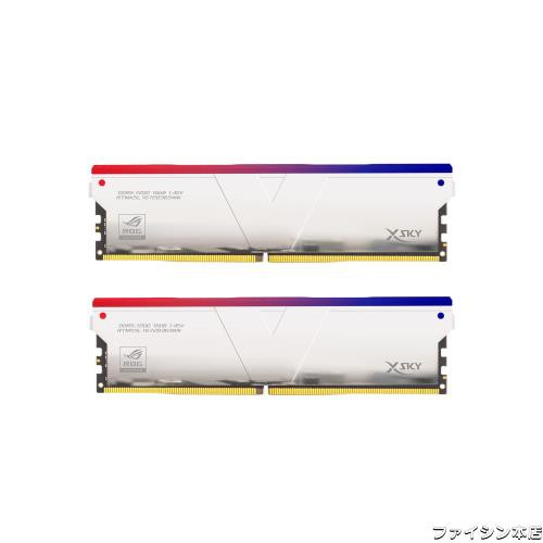 v-color Hynix IC デスクトップPC用 ゲーミングメモリ Manta XSky RGB (発光型) ROG認証 DDR5-7200MHz PC5-57600 32GB (16GB×2枚) U-DIMの通販はその他パソコン・PC周辺機器