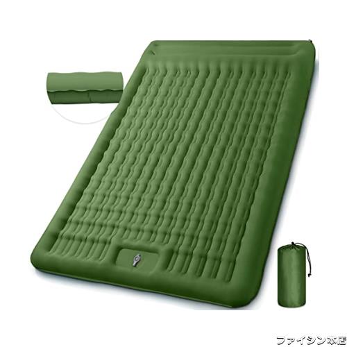 GDREAMT ダブル エアーマット キャンプ マット コンパクト 【幅広135cm・厚さ12CM】 エアマット 2人用 枕付き 寝心地よい 厚手 持ち運びの通販は 8,234円