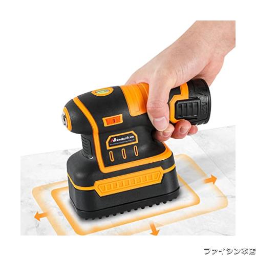Mxmoonfree 電気タイル張り機 タイル振動ツール 振動数12,000r/min 6段調整可能 吸盤なし サイズ115*70mm タイルビブラート 密着張り工法の通販は 14,285円