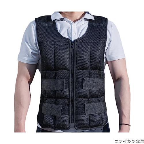 EDBD ウエイトベスト ウエイトジャケット 重さ調整可能 パワーベスト 加重ベスト パワージャケット 重りベスト 食い込み防止の肩パッド付の通販は 8,410円