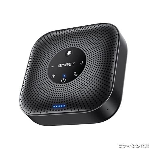 EMEET M0Plus スピーカーフォン 会議用 マイクスピーカー Bluetooth対応 4つのAIマイク 360?全方向集音マイク エコー・ノイズのキャンセの通販は 7,168円