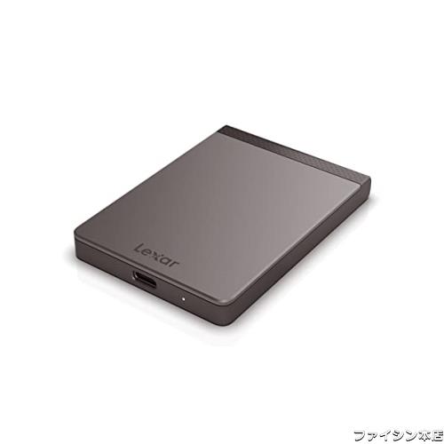 Lexar SL200 SSD 外付け 512GB 最大読出速度550MB/秒 コンパクト ポータブル USB3.2 Gen1 Type-C ポータブルSSD PS5 PS4 対応 メーカー3の通販は