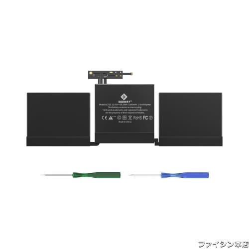 A1708 A2159 A2289 A2338 バッテリー、Egoway A1713 A2171 交換用バッテリー、Mac Book Pro 13 インチ (2016 年後期、2017 中期、2019 中の通販は 8,385円
