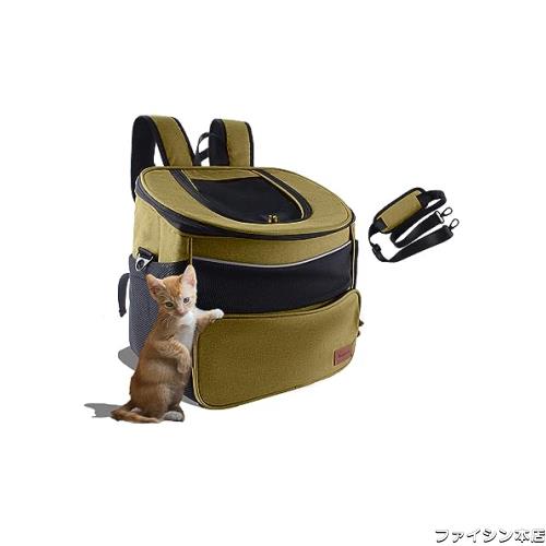 Holywish 猫 キャリー ペットキャリーバッグ 犬 リュック 猫 リュック 犬キャリーバッグ 猫キャリーバッグ ポケット付 折り畳み式 散歩/ 4,999円