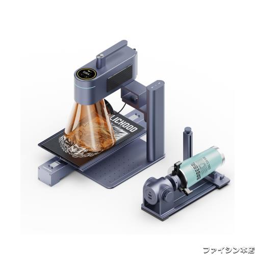 LaserPecker 4 レーザー彫刻機家庭用 ビジネス用レーザー加工機（青色レーザー+赤外線レーザー）240000mm/min高速バッチ処理可能 0.00199の通販は 221,084円