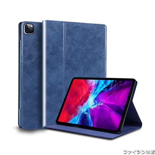 Gexmil ケース iPad Pro 11 インチ,4/3/2/1世代通用 (2022/2021/2020/2018)高級レザー製 耐衝撃性 軽量 防指紋 防滑,オートスリープ/ウェの通販は 5,782円