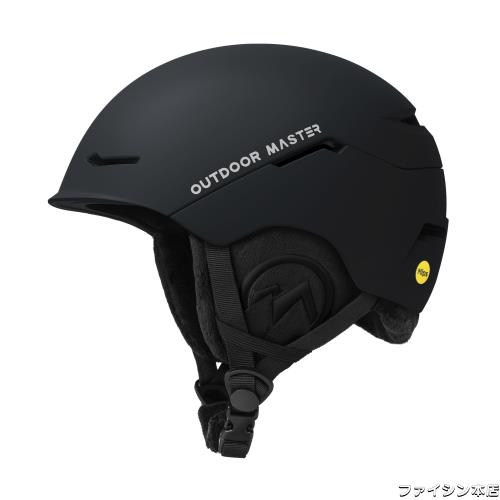 OUTDOORMASTER スキー ヘルメット MIPS スノーボード ヘルメット バイザー付き スノーヘルメット 通気スイッチ 全方位調整アジャスター の通販は 10,843円