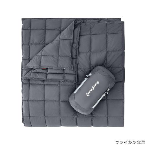 KingCamp ブランケット キャンプ マルチブランケット ひざ掛け 防寒 耐久 軽量 コンパクト 撥水加工 丸洗い可 収納ケース付き アウトドアの通販は 7,914円