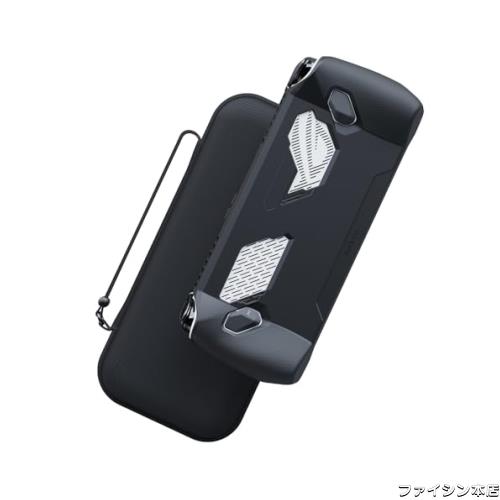 Skull ＆ Co.ROGALLY用保護カバー 滑りやキズ防止 耐衝撃 スタンドなし直立デザイン 「ブラックセット」の通販は 5,772円