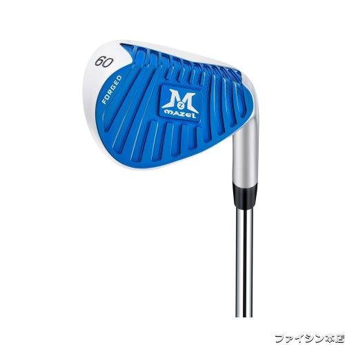 MAZEL (マゼル) FORGED 鍛造ゴルフサンドウェッジ メンズ 右利き ロフト角:48度、50度、52度、54度、56度、58度、60度 ワイドソールウェの通販は 12,060円