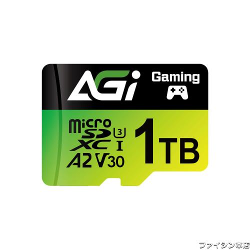 AGI 1TB TF138 マイクロsdカード, Nintendo Switch動作確認済. MicroSDXC A2 U3 V30 4K UHS-I U3 (読み出し速度最大170MB/s、書き込み速の通販は