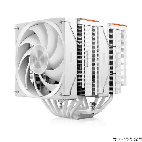 PCCOOLER CPS RZ620 WH CPU冷却器265W TDP CPUエア冷却器シングルタワー6ヒートパイプCPU冷却システム、2Pcs CPUエア冷却器F5 R120 120mmの通販は