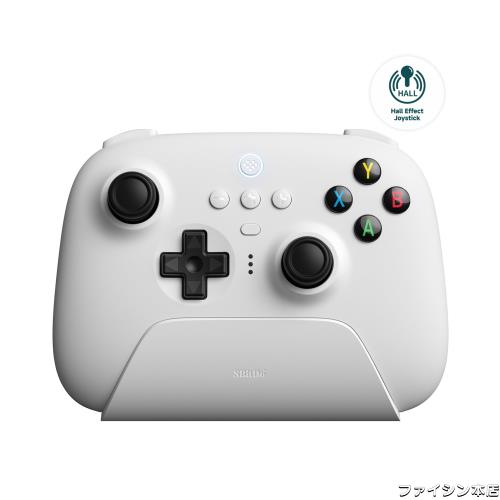 8BitDo Ultimate 2.4Gワイヤレスコントローラー、ホールエフェクトジョイスティックアップデート、PC用の充電ドックを備えたゲームコントの通販は 9,379円