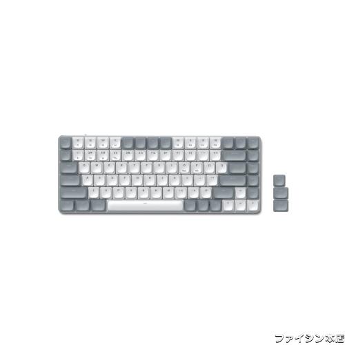 Satechi SM1 メカニカルキーボード LED バックライト付き Bluetooth/USB-Aレシーバー/USB-C有線モード切り替え 84キー 75%コンパクト ゲの通販は