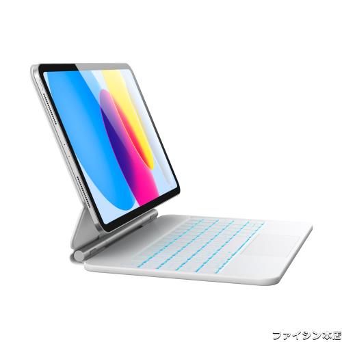 CHESONAマジックiPad第10世代ケースキーボード[日本語配列] iPad 10th 2022 10.9インチ 7色バックライト付き マジックBluetoothキーボーの通販は 15,662円
