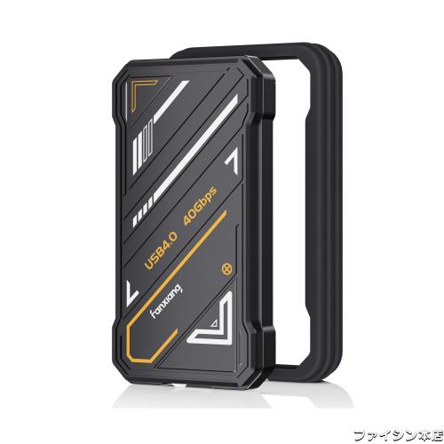 Fanxiang SSD 外付けUSB4.0 40Gbps読込速度3800MB/S Type-A/Type-c【PS4/PS5/iPhone15/15Pro動作確認済み】アウトドア専用 防？ 防跌落 収