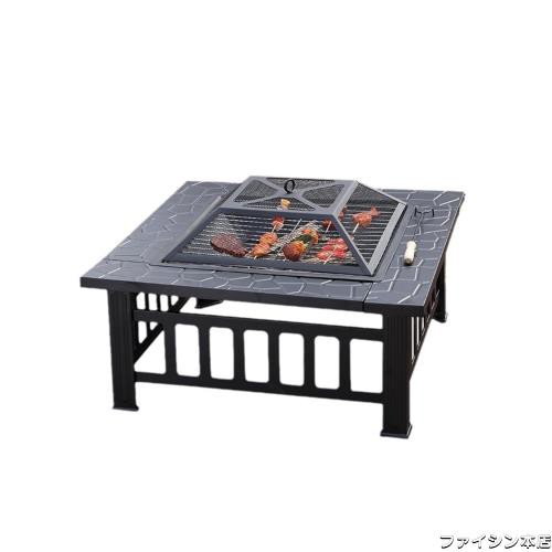 ファイヤーピット 焚き火台 テーブル バーベキュー 囲炉裏 焼肉 テーブル 自宅 庭 大人数 耐熱性 自宅 庭 家庭用 囲炉裏 おしゃれ 焚き火の通販は 18,794円