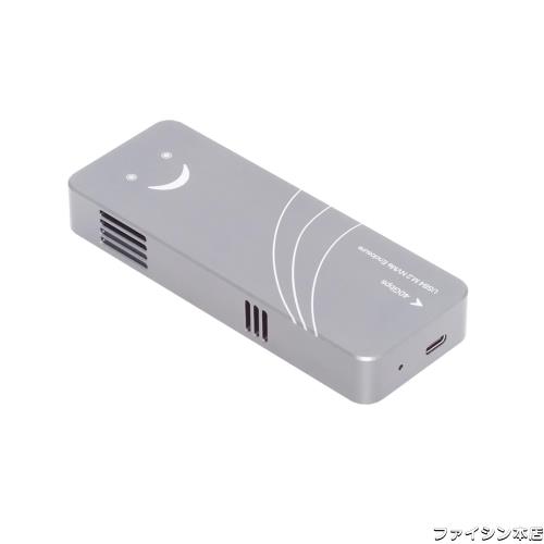 Cablecc 40Gbps USB4 Type-C - PCI-E 4.0 X4 SSD NVME NGFF M-Key Enclosure 20Gbps USB-C ASM2464 チップセット。