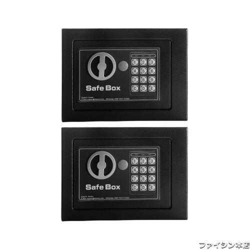 金庫 小型 家庭用 電子テンキー式 ミニ 金庫 家庭用 日本製 6L小型 safe 簡易 壁付け対応 保？箱 保？?ホテル金庫 防犯金庫 子供用・学生用の通販は