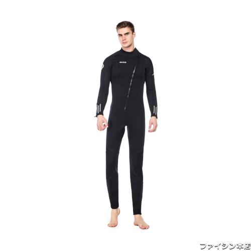 ウェットスーツ メンズ 3mm ネオプレン フルスーツ フロントジップ 手首・足首 ファスナー付ける ダイビング サフィン ダイビングスーツ の通販は 9,013円