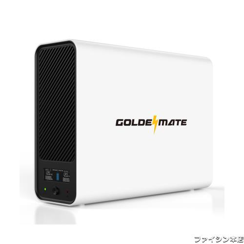 GOLDENMATE 無停電電源装置 UPS 1000VA Pro/600W リン酸鉄リチウムイオン電池採用 153Wh 常時商用給電 正弦波 サーバー ネットワーク機器の通販は