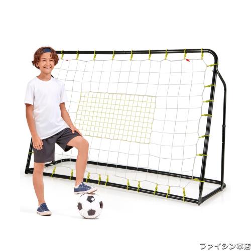 GYMAX サッカーゴール フットサルゴール サッカーネット 幅1.85m×高さ1.2m 子供用ボールネット ジュニアボールネット ボールネット 練習の通販は 10,843円