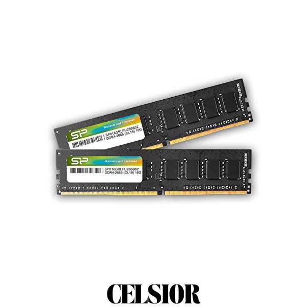 シリコンパワー デスクトップPC用メモリ DDR4-2666(PC4-21300) 16GB 2