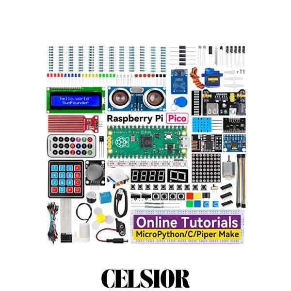 SunFounder Raspberry Pi Pico スターターキット究極版、詳細な