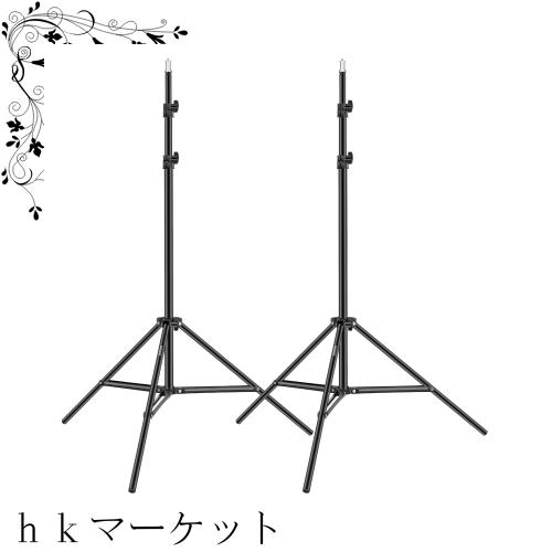 Neewer 2点 ライトスタンド 190cm アルミ合金製 3段階調整 撮影用スタンド 写真/ビデオ三脚ライトスタンド 折りたたみ式 レフ板、ソフトの通販は 5,600円