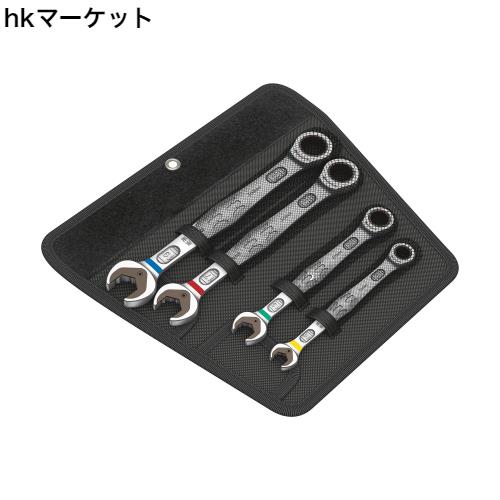 Wera(ヴェラ) 05073290001 | 6000 Joker コンビネーションラチェットレンチセット 4本セット(ブリスター仕様)の通販は