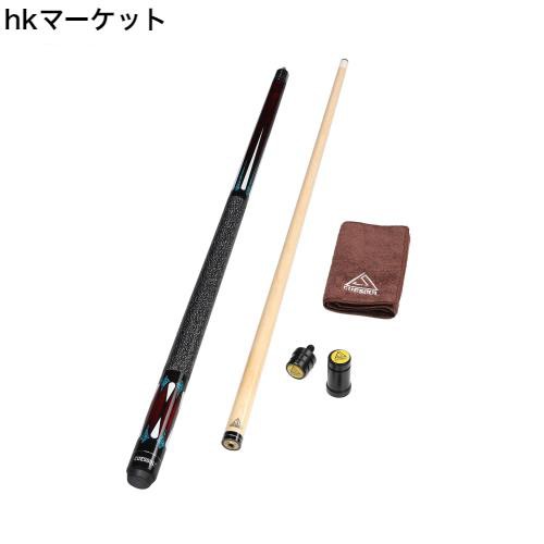 CUESOUL 58インチ、19オンス、メイプルウッド、1/2ビリヤードプールキュー (CSTB005)