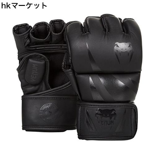 Venum Challenger MMA グローブ - ブラック/ブラック - ラージ/エクストララージ