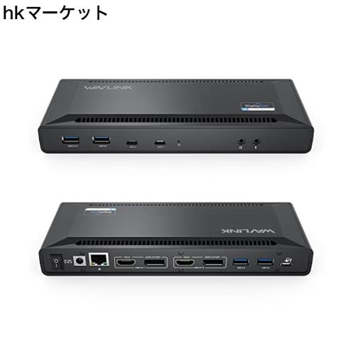 WAVLINK USB C Ultra 5Kユニバーサル ドッキング ステーション macbook pro用デュアル 4Kドッキングステーション 60W PD付きの通販は 23,453円