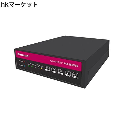 CimFAX H5 高速単線版 FAXサーバ 4GB容量 スピード33.6kbps 受信したFAXをPDFとして自動保存 受信したFAXをメールに転送 電話機／複合機の通販は