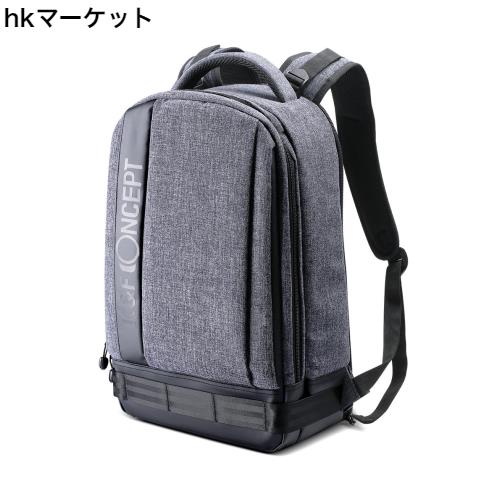 K＆F Concept カメラリュック 一眼レフ カメラバッグ 防水 大容量 三脚 15インチpc収納可 レインカバー付 多機能 夜行安全保護 バックパッ