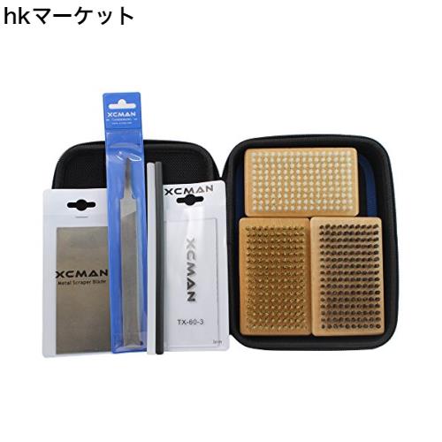 XCMAN スキー スノーボードワクシングkit - 馬毛ブラシ/ナイロンブラシ