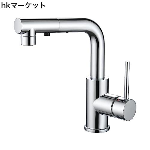 CREA 洗面蛇口 浴室用混合水栓 一時止水 360度回転 引き出し式蛇口 キッチン用混合水栓 シングルレバー混合栓 2wayの吐水式 泡沫水流 シの通販は 9,268円