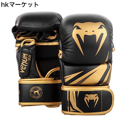 VENUM[ヴェヌム] スパーリンググローブ Challenger 3.0 - チャレンジャー/Sparring Gloves (黒/ゴールド, S)