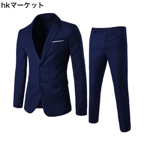 [YIMANIE] スーツメンズ 上下セット セットアップスーツ 2つボタン 多色 スリム 結婚式/ビジネス/カジュアル/オシャレ 就職 紳士服 二次の通販は 8,513円