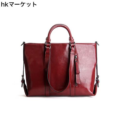 krison ビジネスバッグ トートバッグ 牛革 大容量 A4サイズ ショルダーバッグ レディース メンズ 3way 斜めがけバッグ 通勤バ