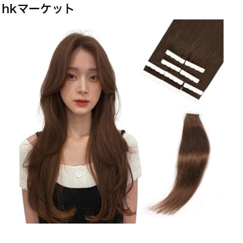 Paruks ウィッグ 人毛 シールエクステ 『10シート20本分』50cm長
