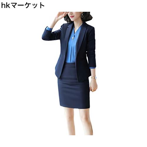 [ByFshow] レディース 洋服 スーツ セット スカートスーツ フォーマルスーツ 上下 セットアップ スーツ 長袖 2点セット ビジネス服 OL出の通販は