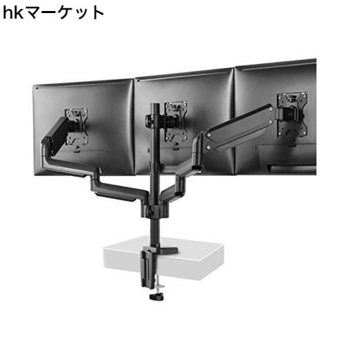 PC モニター アーム ディスプレイスタンド トリプル 液晶ディスプレイアーム 3画面 ガス圧式 17-27インチ ZJ26-03 ACCURTEK