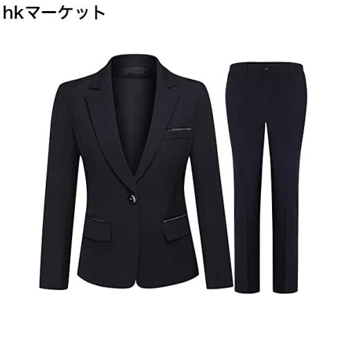 [ByFshow] レディース セットアップ 上下 2点セット (ジャケット ＋ パンツ) パンツ スーツ ズボン レジャー スーツ 春 秋 冬 通勤 事務の通販は